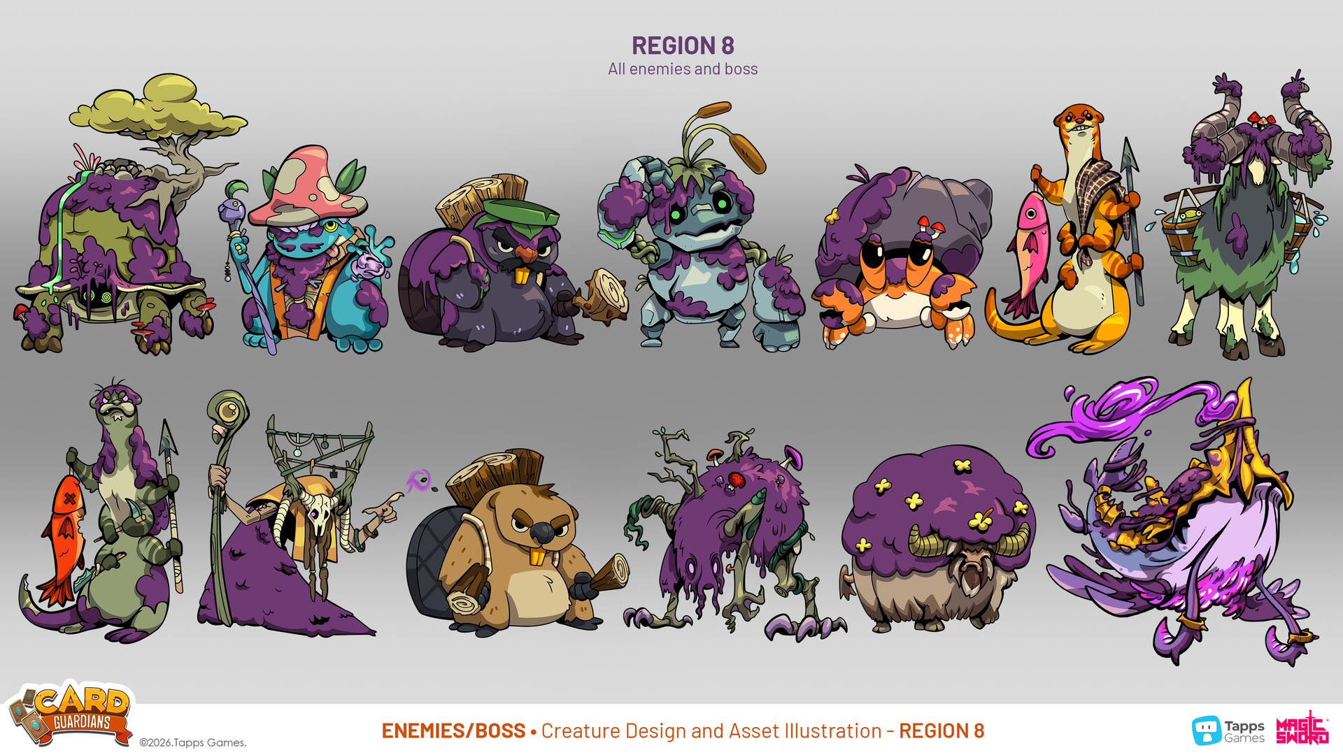 Character illustration for Card Guardians by Magic Sword Studio for Tapps Games (2 of 3)